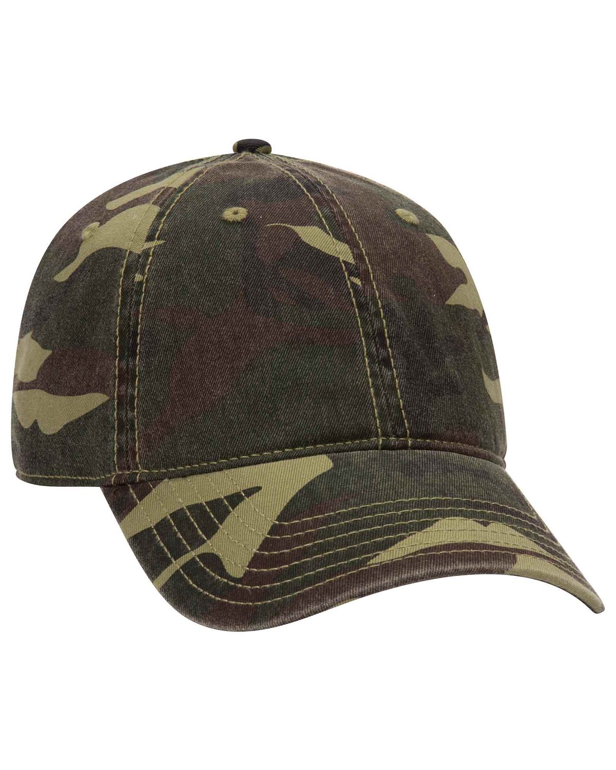 'OTTO 103 713 Otto cap camouflage 6 panel low profile baseball cap'