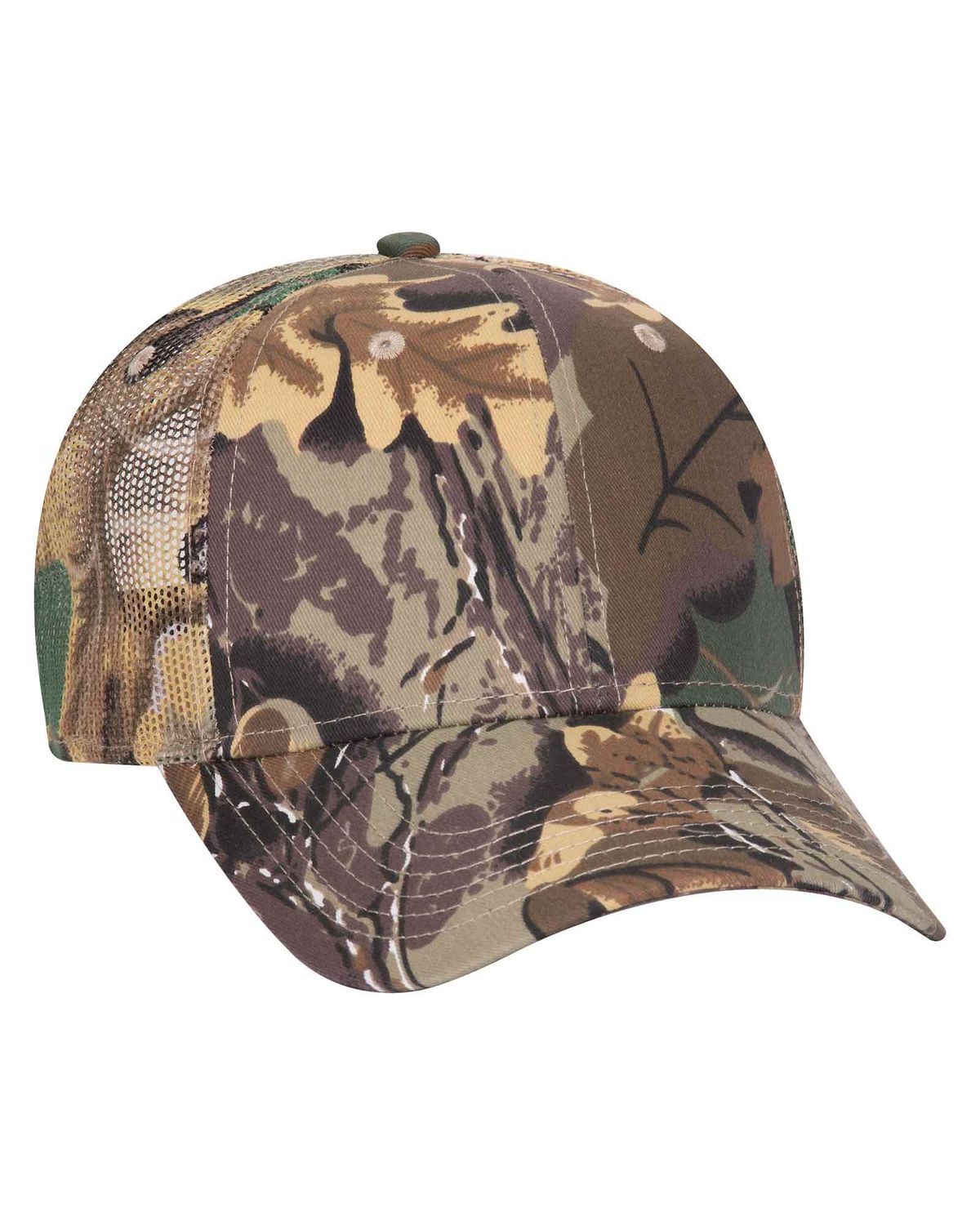 'OTTO 105 751 Otto cap camouflage 6 panel low profile mesh back trucker hat'