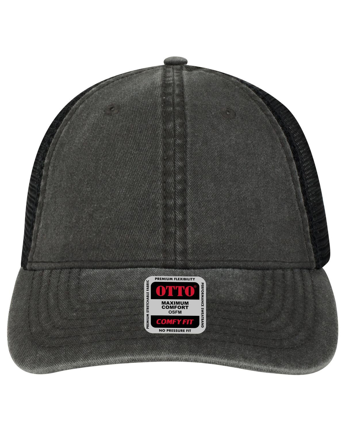 'OTTO 121 1202 Otto cap "otto comfy fit" 6 panel low profile mesh back trucker hat'