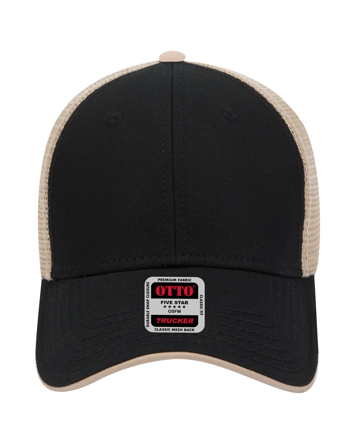 'OTTO 122 945 Otto cap 6 panel low profile mesh back trucker hat'