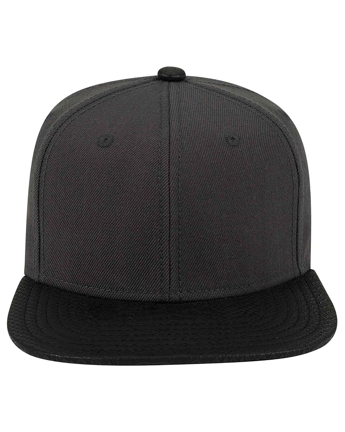 'OTTO 148 1191 Otto cap 6 panel mid profile flat visor baseball cap'