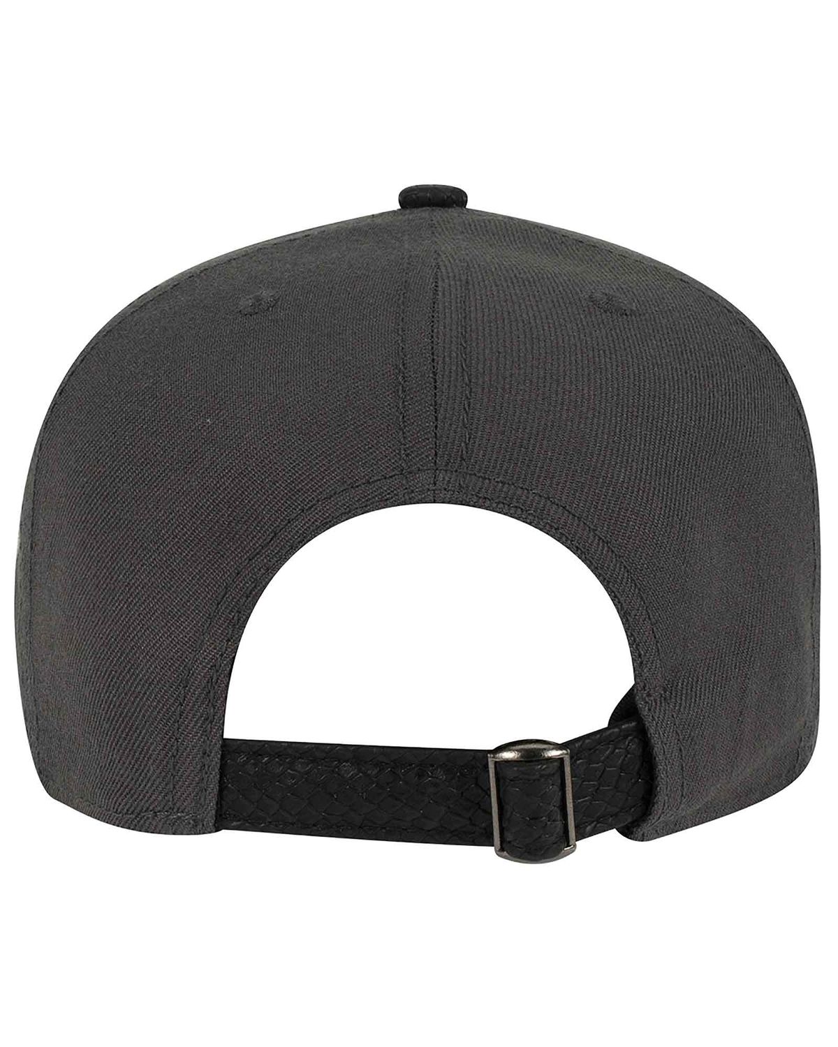 'OTTO 148 1191 Otto cap 6 panel mid profile flat visor baseball cap'