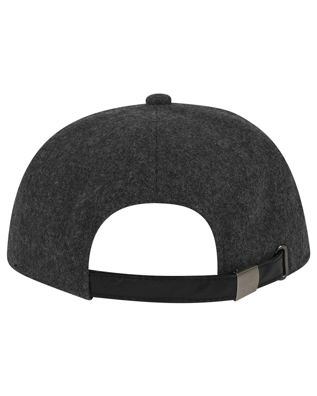 'OTTO 148 1200 Otto cap 6 panel mid profile flat visor strapback hat'