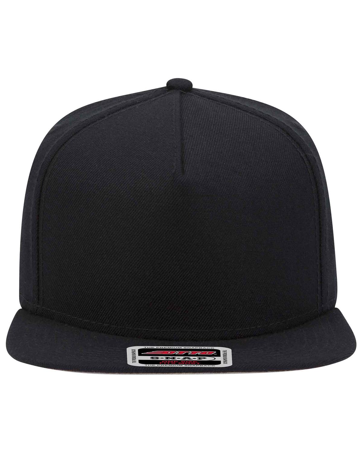 'OTTO 158 1176 Otto cap "otto snap" 5 panel mid profile snapback hat'