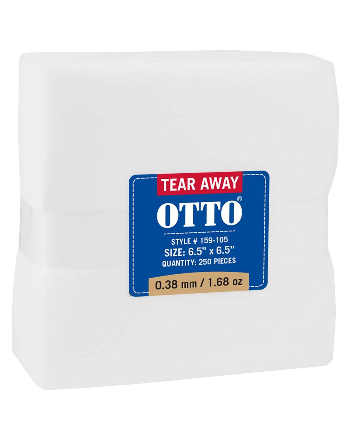 'OTTO 159 105 Otto embroidery stabilizer backing tear away sheets'