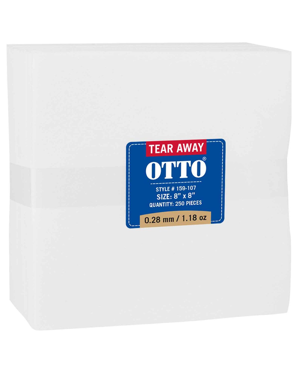 'OTTO 159 107 Otto embroidery stabilizer backing tear away sheets'