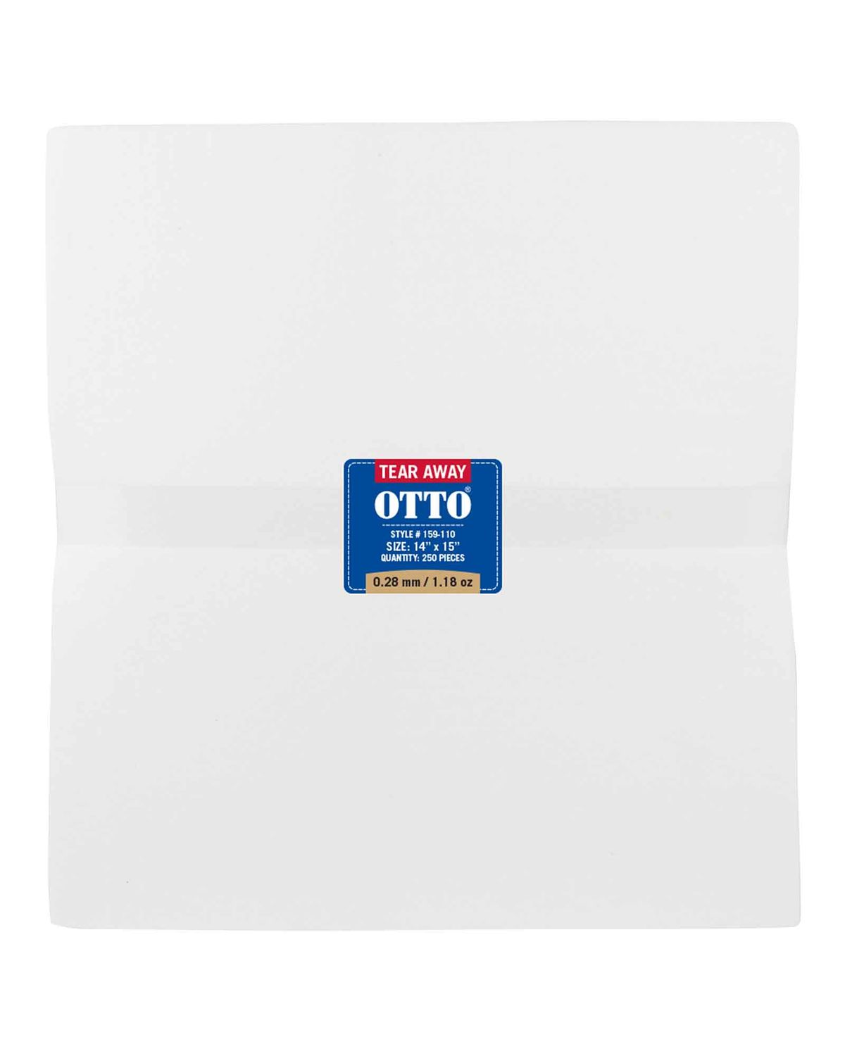'OTTO 159 110 Otto embroidery stabilizer backing tear away sheets'