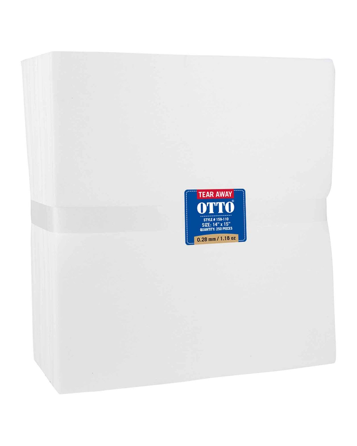 'OTTO 159 110 Otto embroidery stabilizer backing tear away sheets'