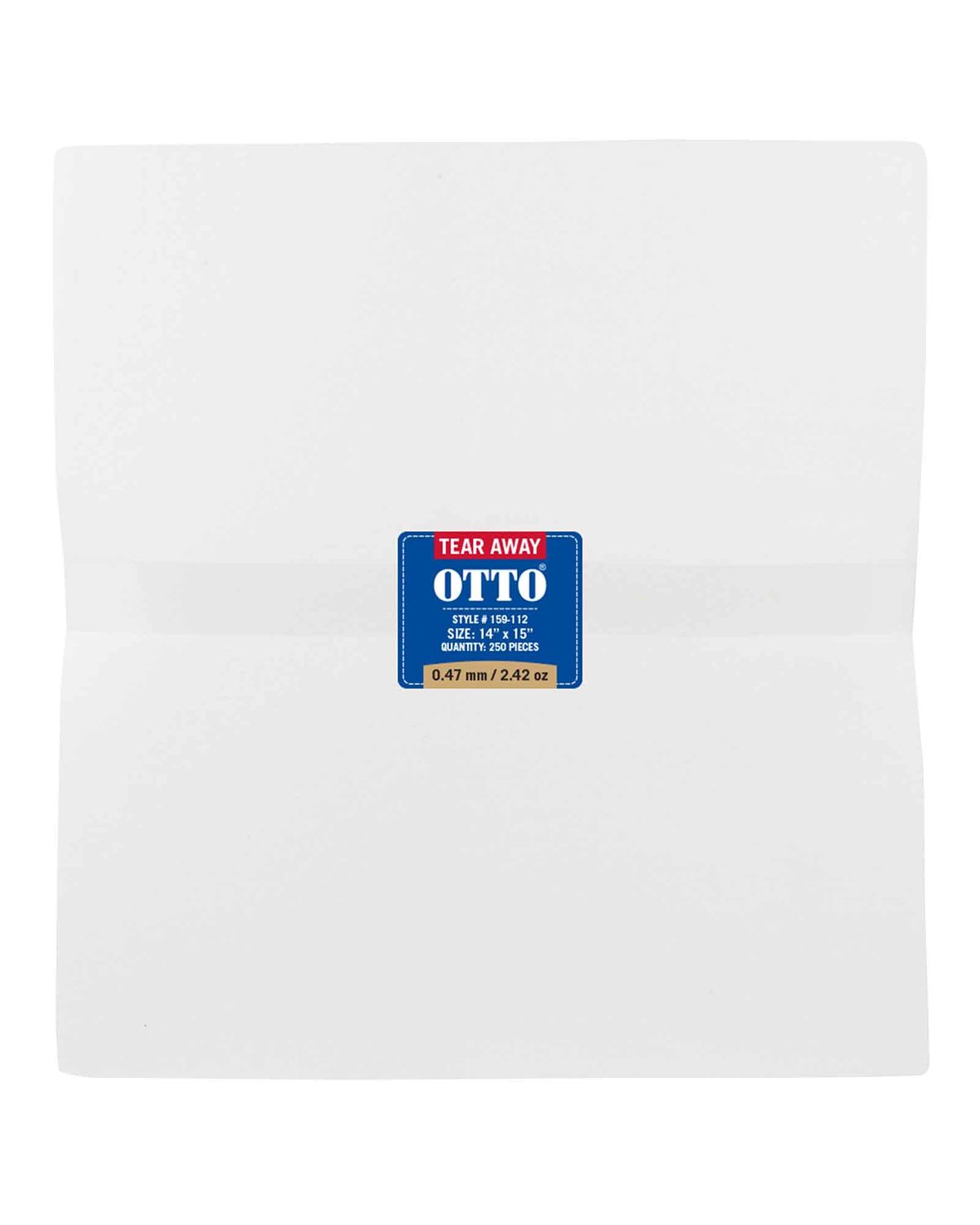 'OTTO 159 112 Otto embroidery stabilizer backing tear away sheets'