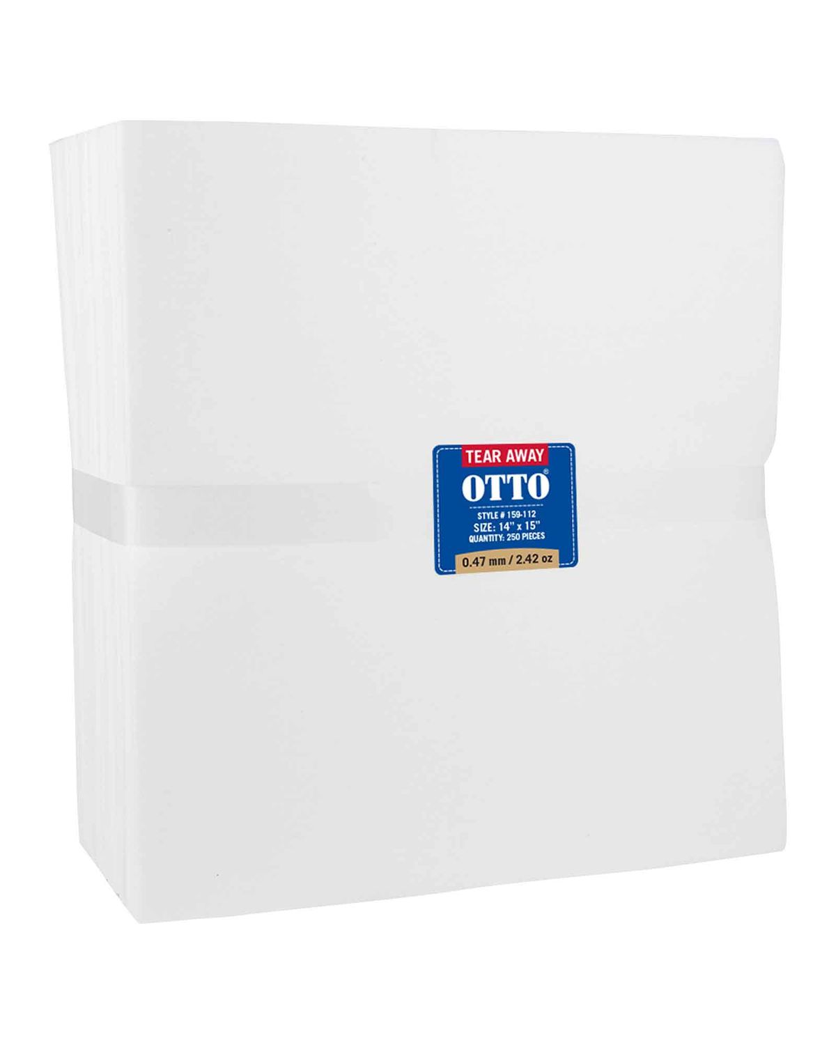 'OTTO 159 112 Otto embroidery stabilizer backing tear away sheets'