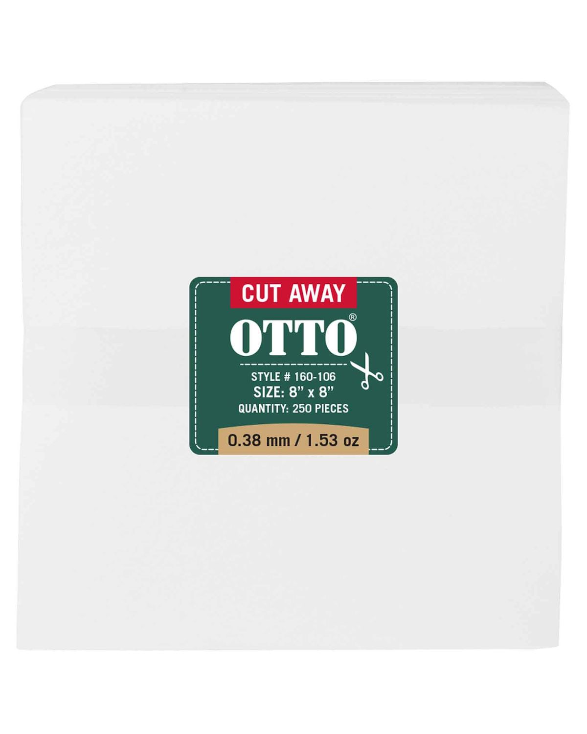 'OTTO 160 106 Otto embroidery stabilizer backing cut away sheets'