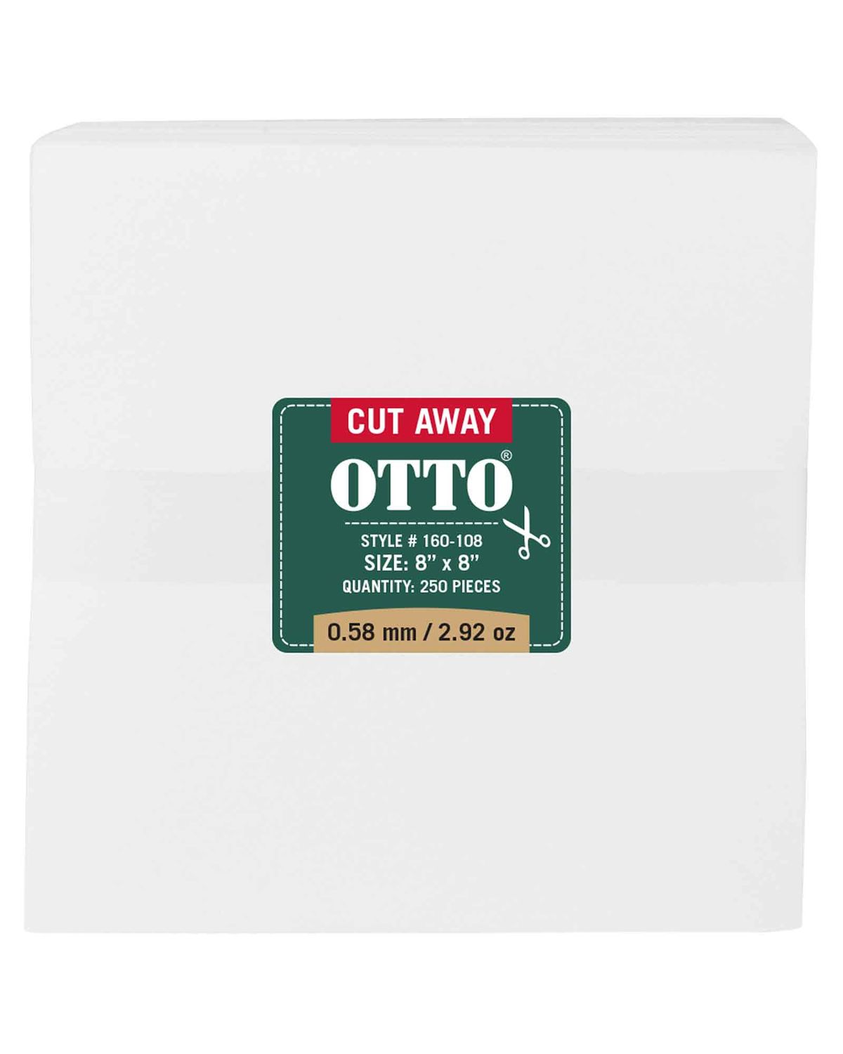 'OTTO 160 108 Otto embroidery stabilizer backing cut away sheets'