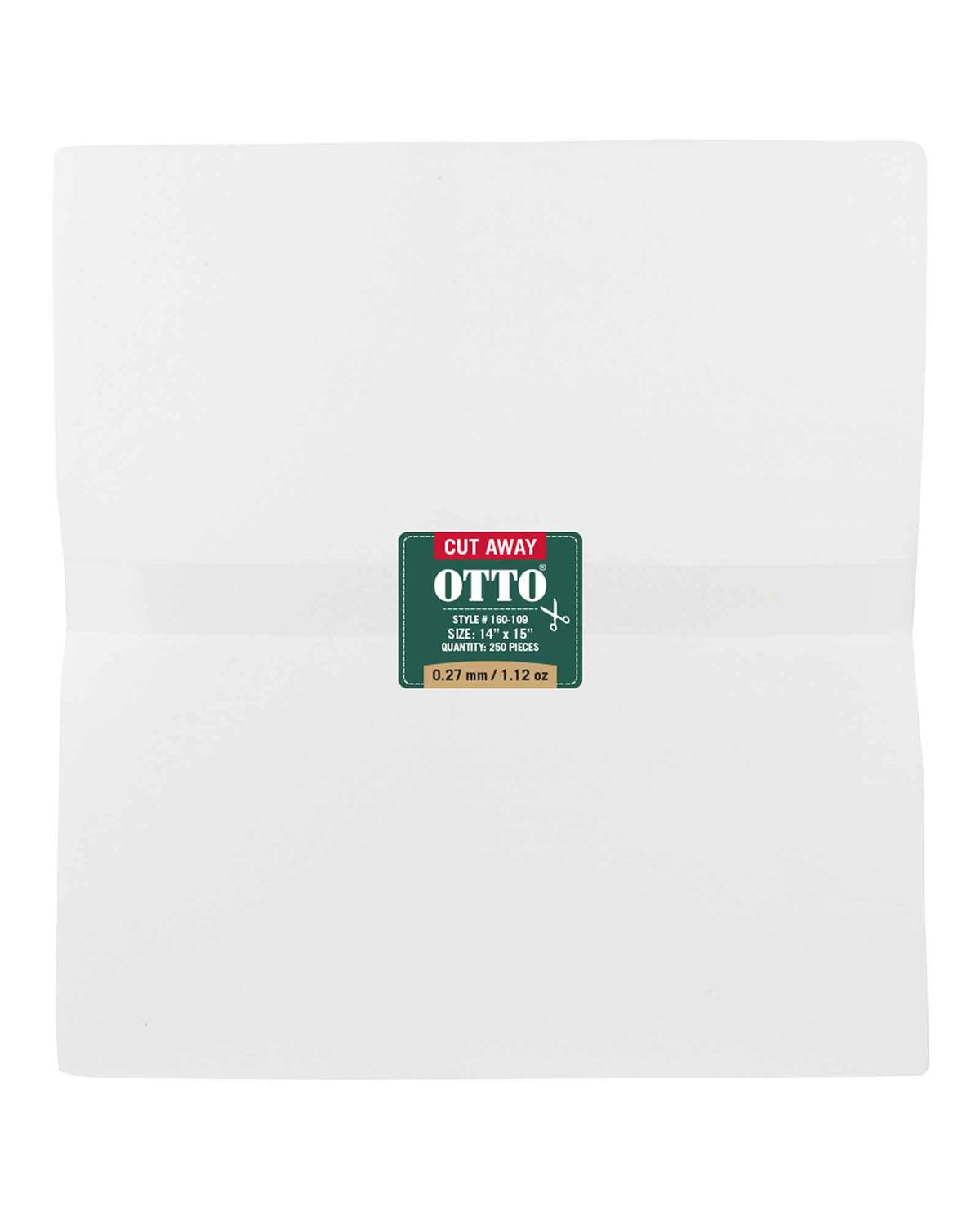 'OTTO 160 109 Otto embroidery stabilizer backing cut away sheets'