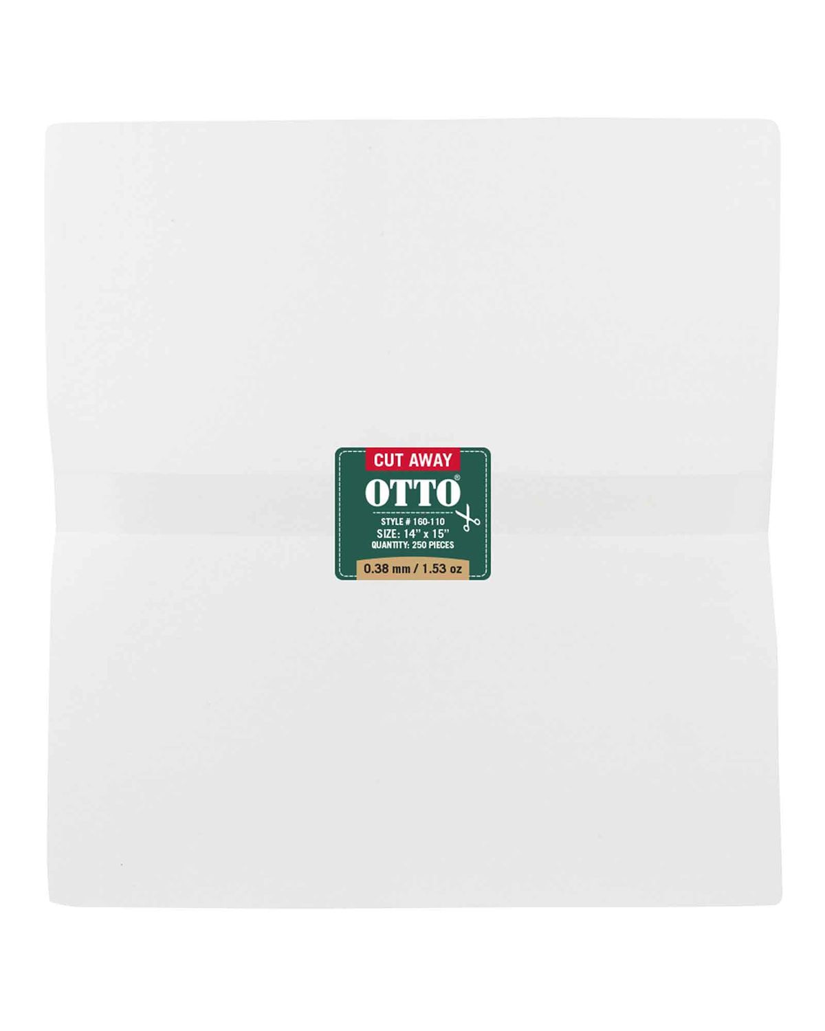 'OTTO 160 110 Otto embroidery stabilizer backing cut away sheets'