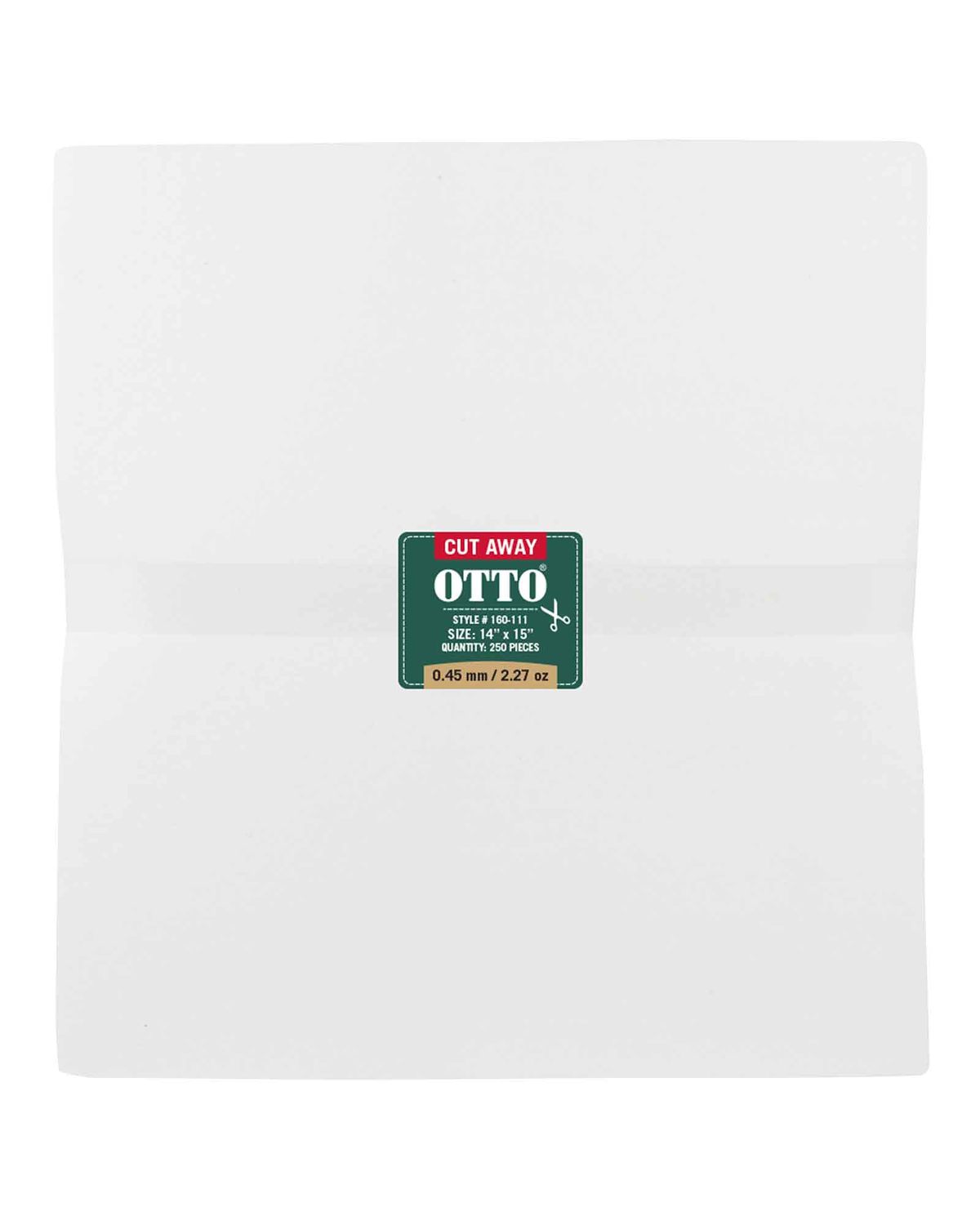 'OTTO 160 111 Otto embroidery stabilizer backing cut away sheets'