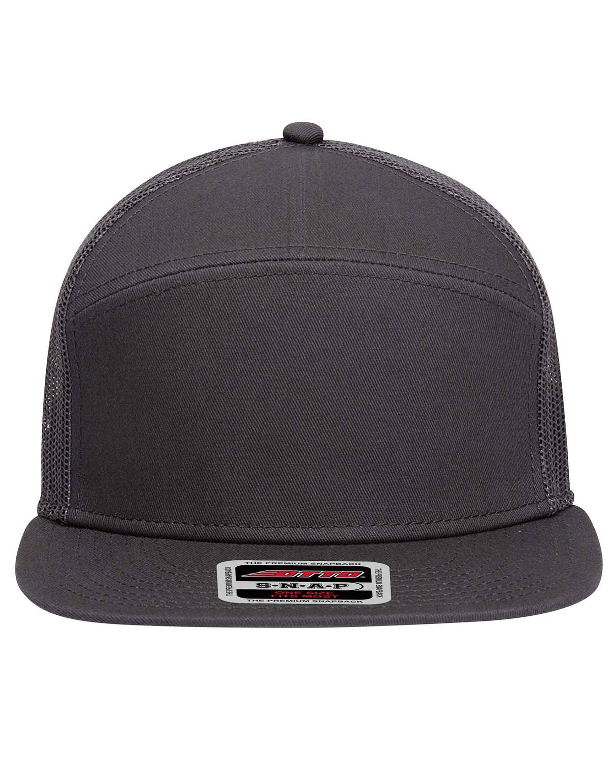 'OTTO 172-1298 - 7 Panel Mesh Back Trucker Snapback Hat'
