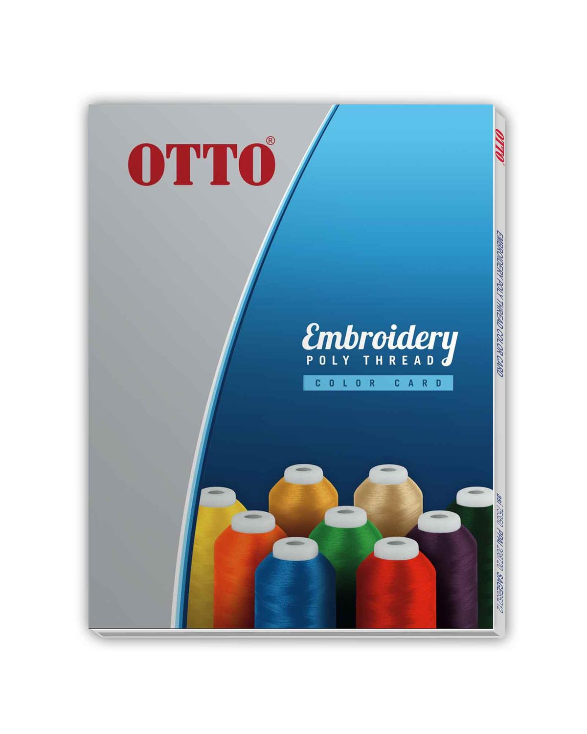 'OTTO 72 746 Otto embroidery poly thread color card'