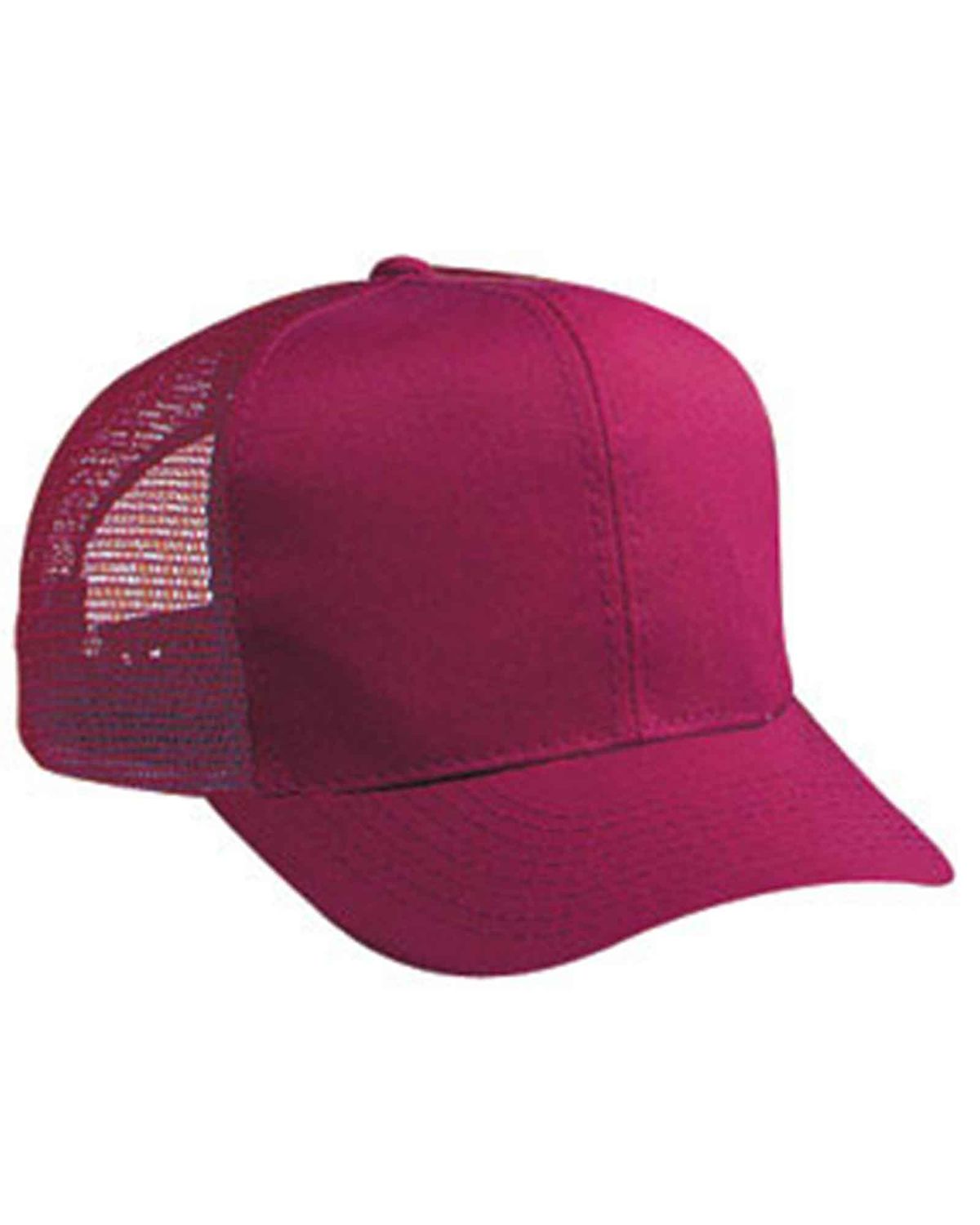 'OTTO 79 378 Otto cap youth 6 panel mid profile mesh back trucker hat'