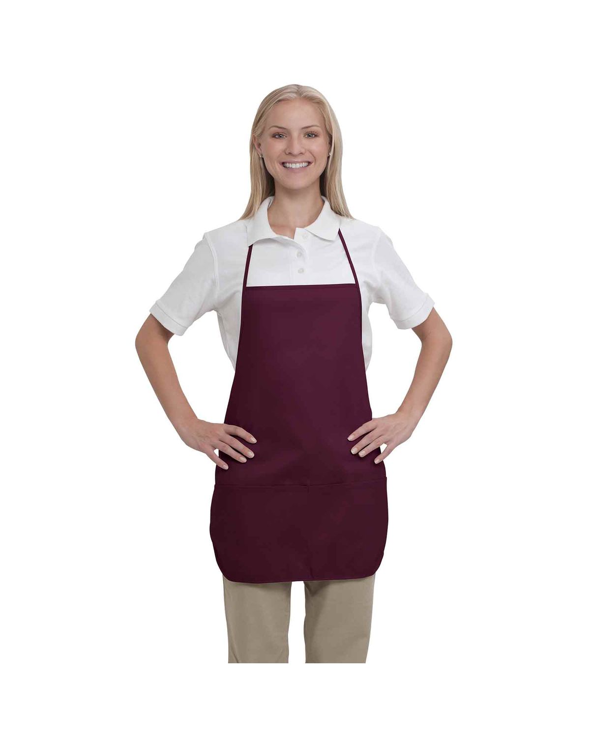 'OTTO 802 401 Otto 2 pocket medium bib apron'