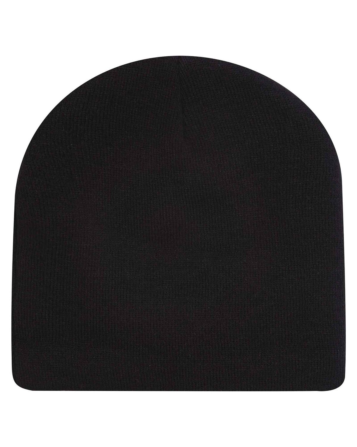 'OTTO 82 1317 Otto cap 9" classic knit beanie w/ inside fleece lining'