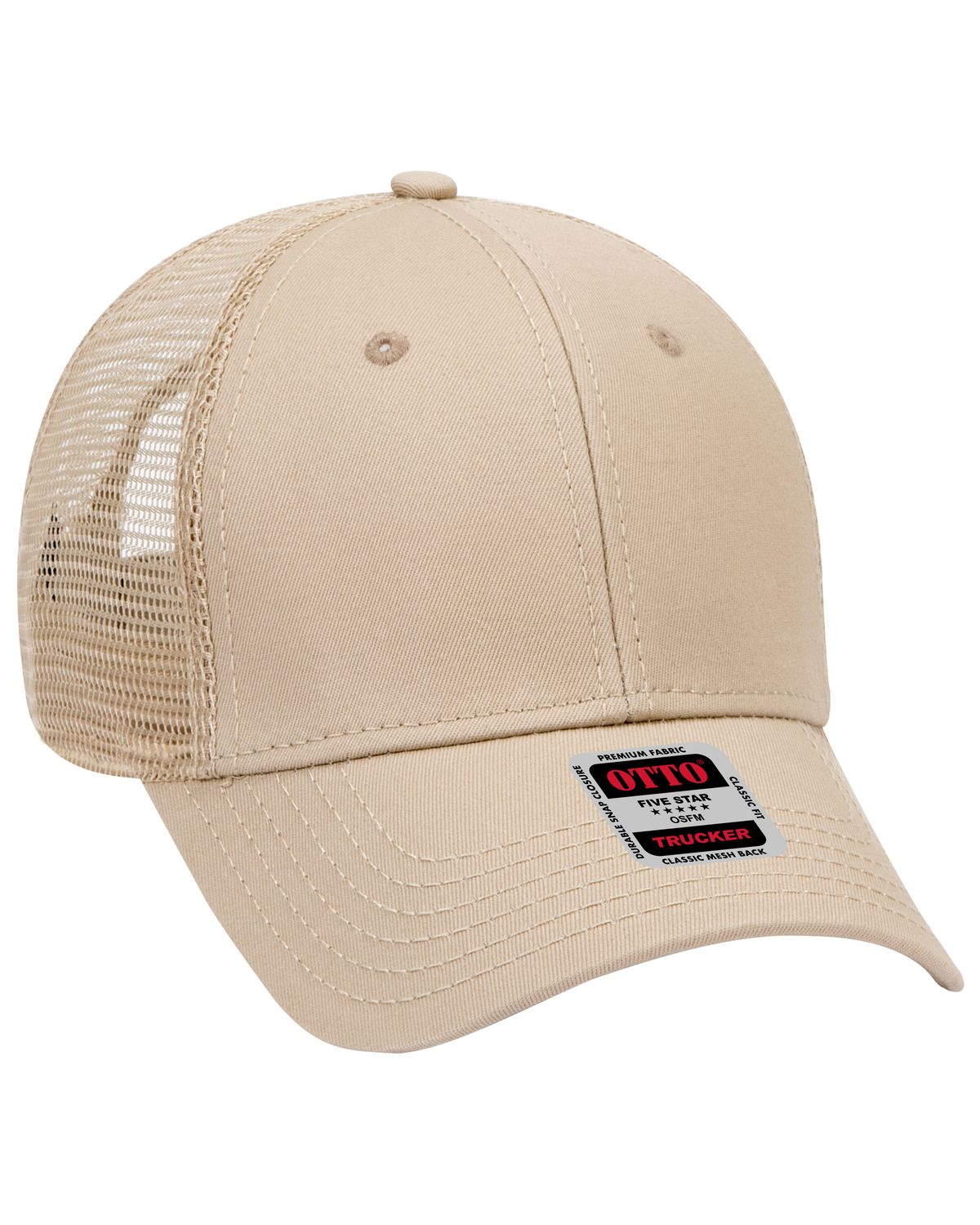 OTTO 83 942 Otto cap 6 panel low profile mesh back trucker