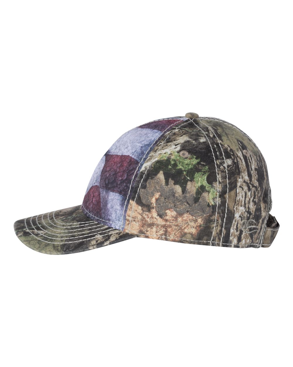 'Outdoor Cap SUS100 Camo Cap with Flag Sublimated Front Panels'