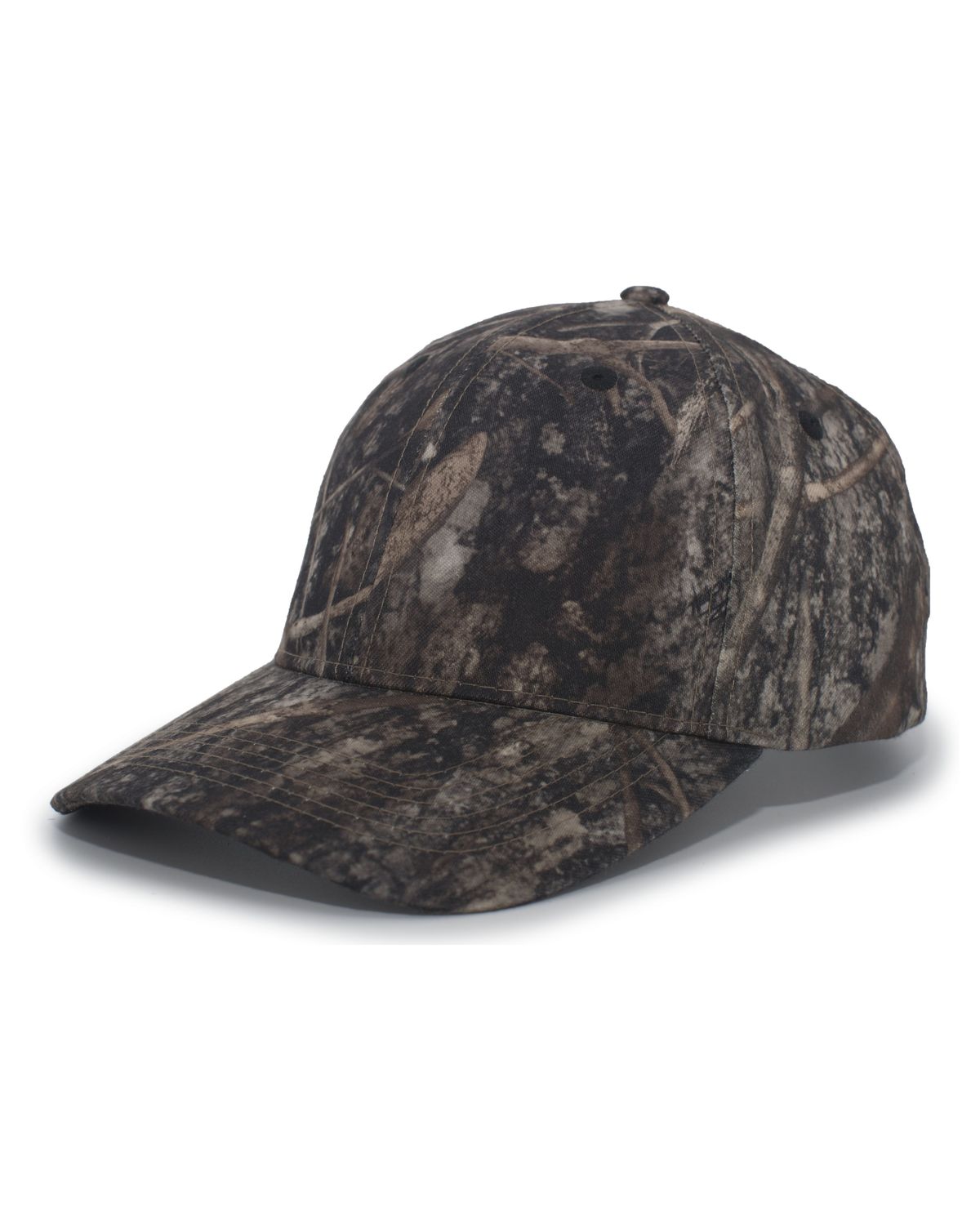 'Pacific Headwear 690C Structured camo hook and loop adjustable cap'