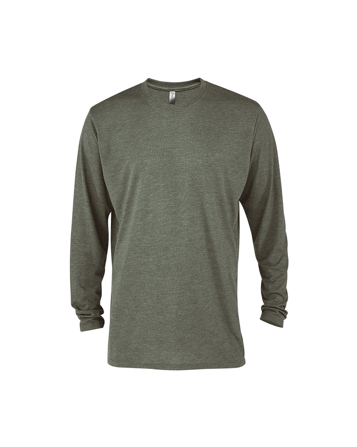 'Platinum P603T Adult Tri-Blend Long Sleeve Crew Neck Tee'