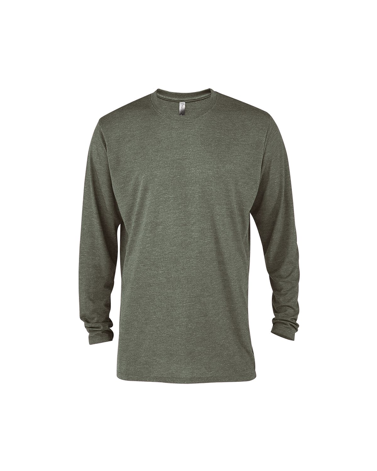 'Platinum P603T Adult Tri-Blend Long Sleeve Crew Neck Tee'