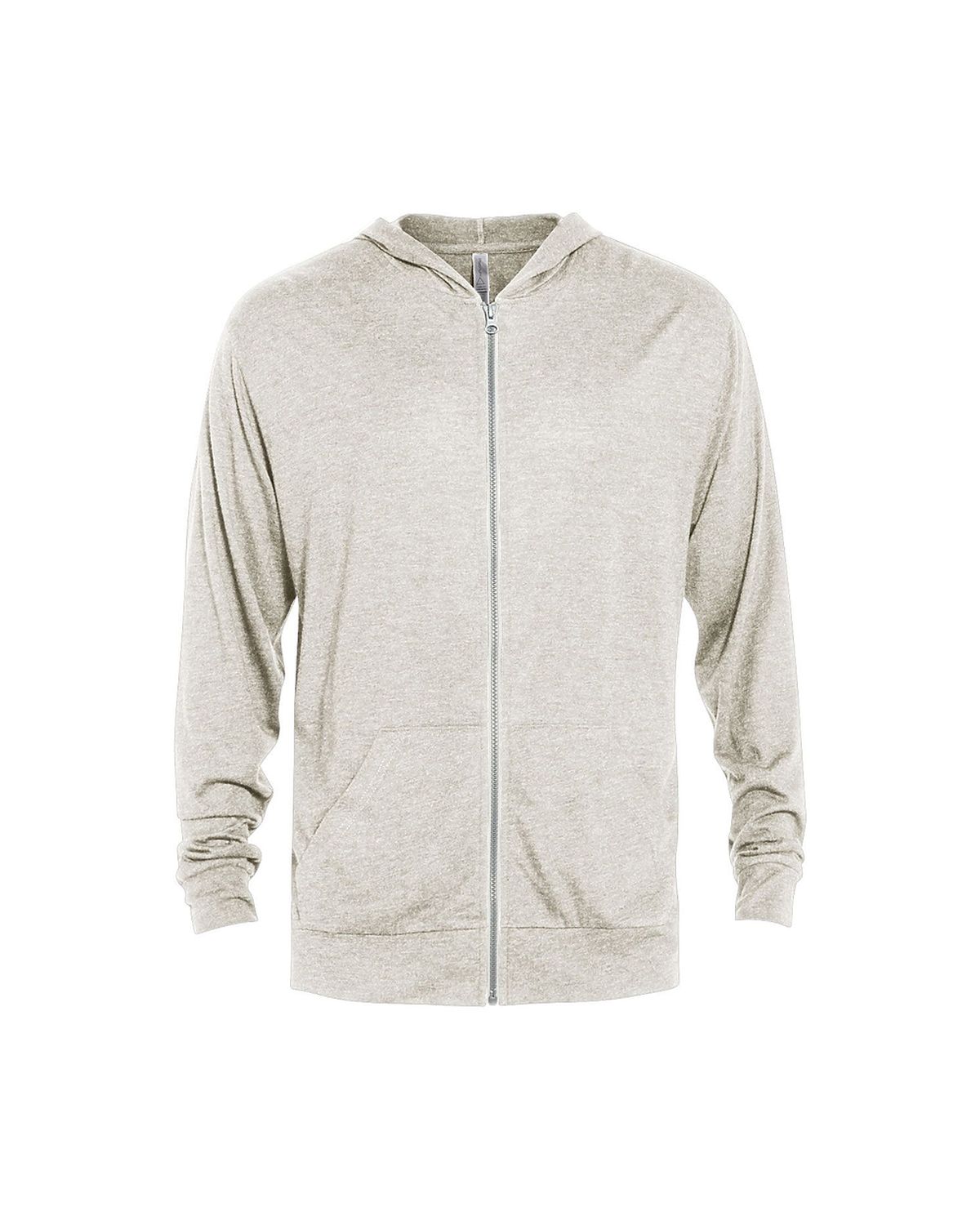 'Platinum P910T Adult Tri-Blend Full Zip Hoodie'