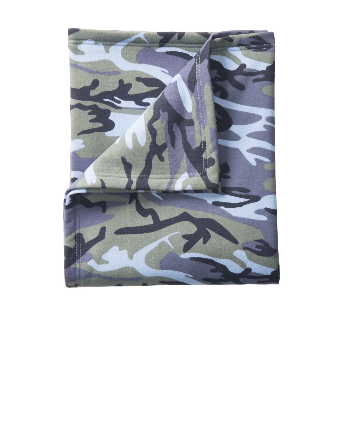 'Port & Company BP78C Men's Core Fleece Camo Sweatshirt Blanket'
