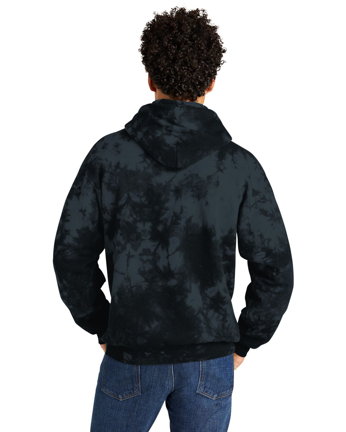 'Port & Company PC144 Men's Crystal Tie-Dye Pullover Hoodie'