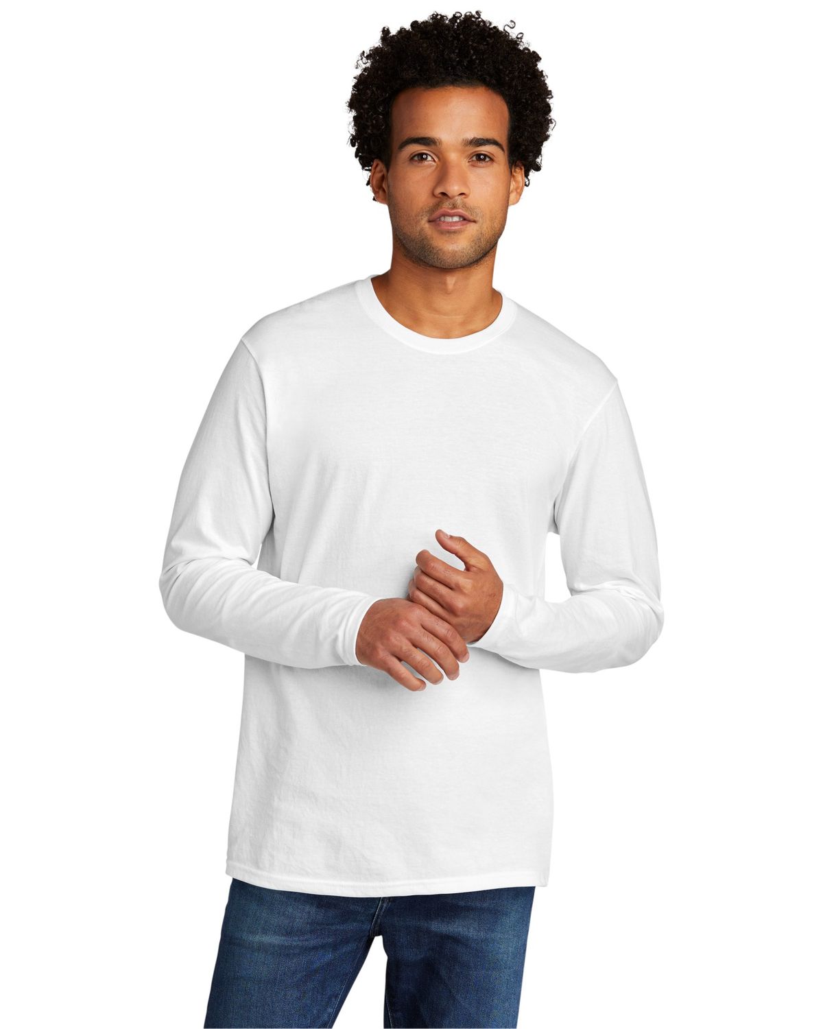 'Port & Company PC330LS mpany  Tri Blend Long Sleeve Tee.'