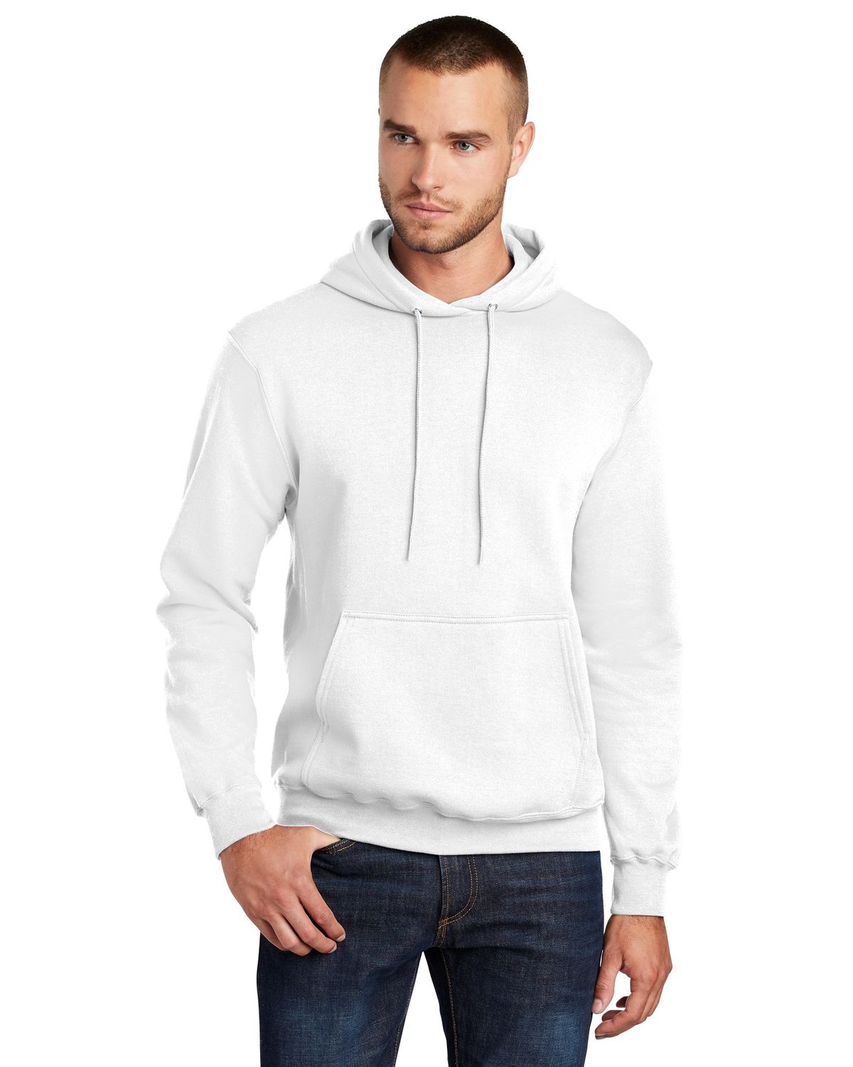 'Port & Company PC78HT Men's Tall Core Fleece Pullover Hooded Sweatshirt'