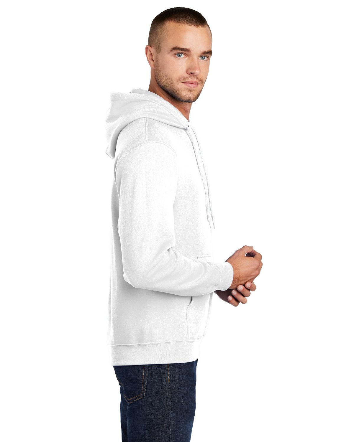 'Port & Company PC78HT mpany  Tall Core Fleece Pullover Hooded Sweatshirt'