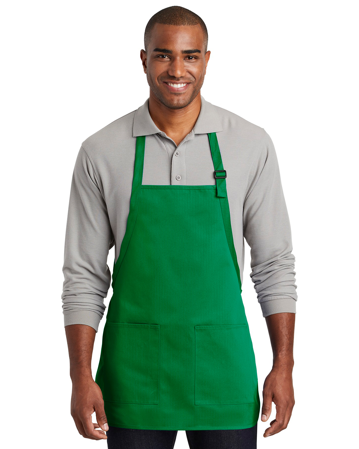 'Port Authority A601 Men's Medium-Length Two-Pocket Bib Apron'