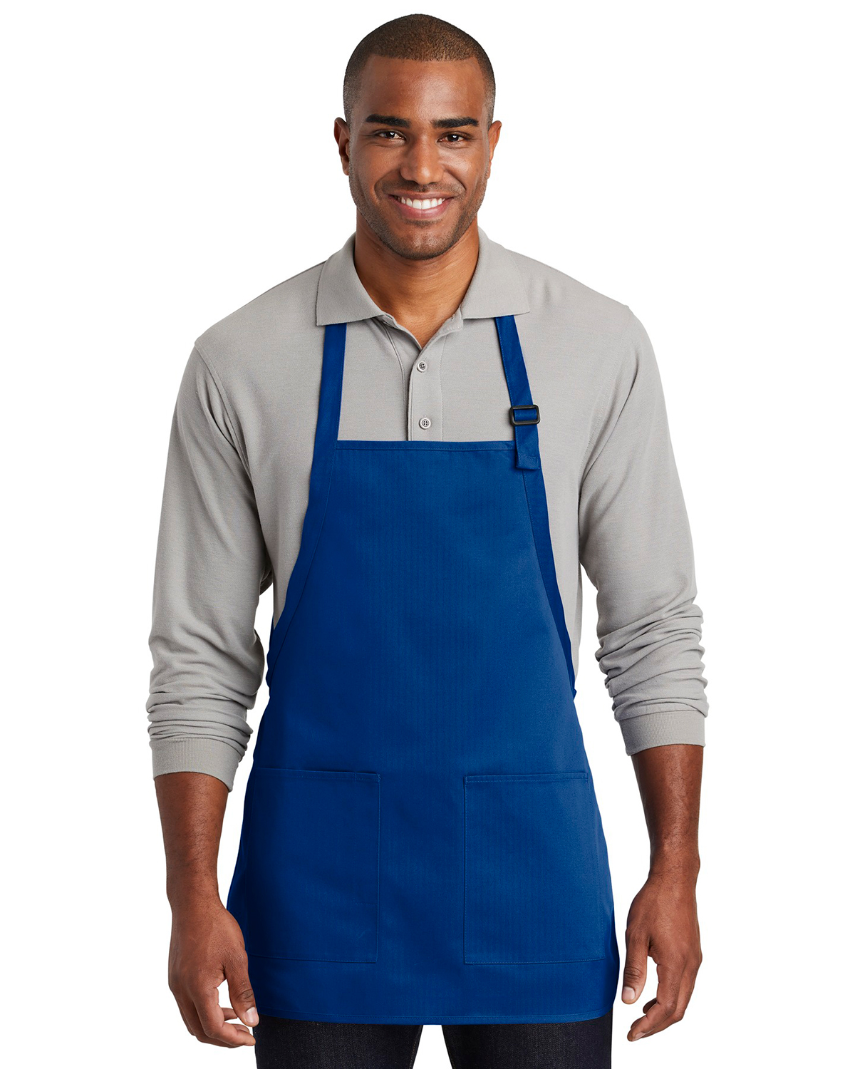 'Port Authority A601 Men's Medium-Length Two-Pocket Bib Apron'