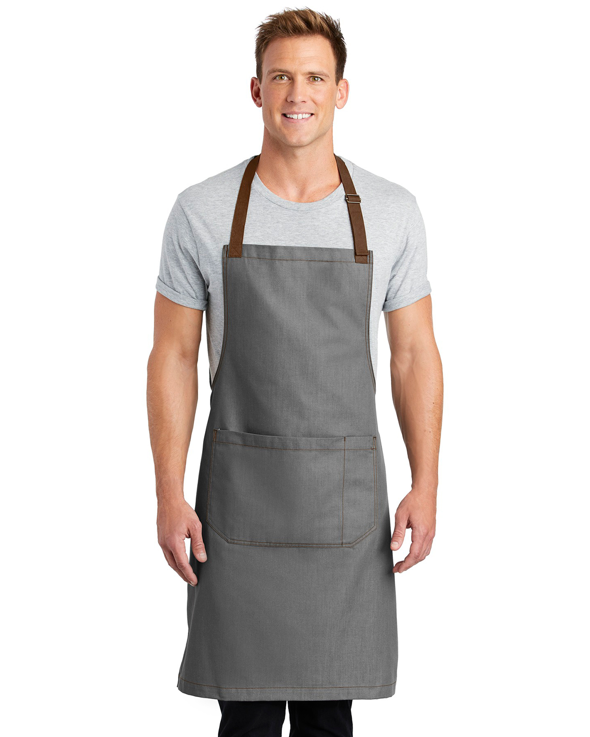 'Port Authority A800 Unisex Market Full-Length Bib Apron'