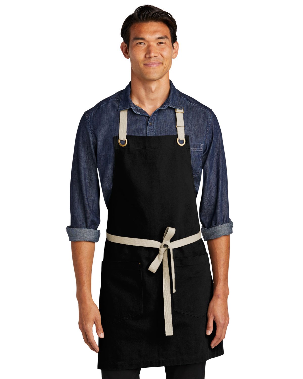 'Port Authority A815 Men's Canvas Full Length Two Pocket Apron'