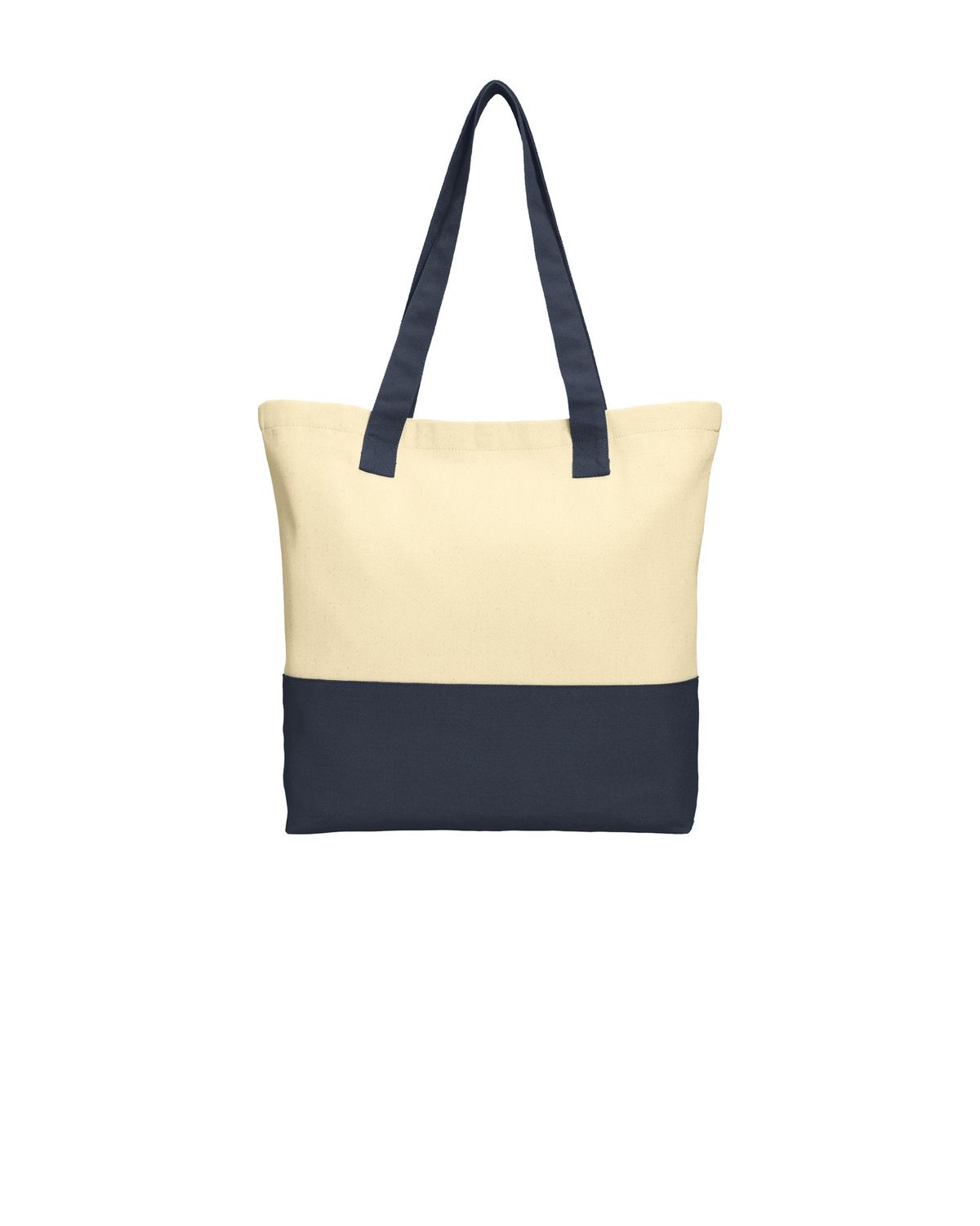 'Port Authority BG414 Unisex Colorblock Cotton Tote'