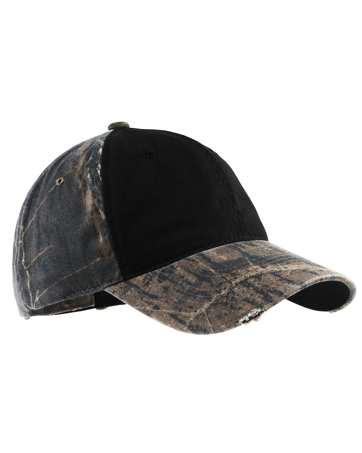 'Port Authority C807 Camo Cap with Contrast Front Panel'