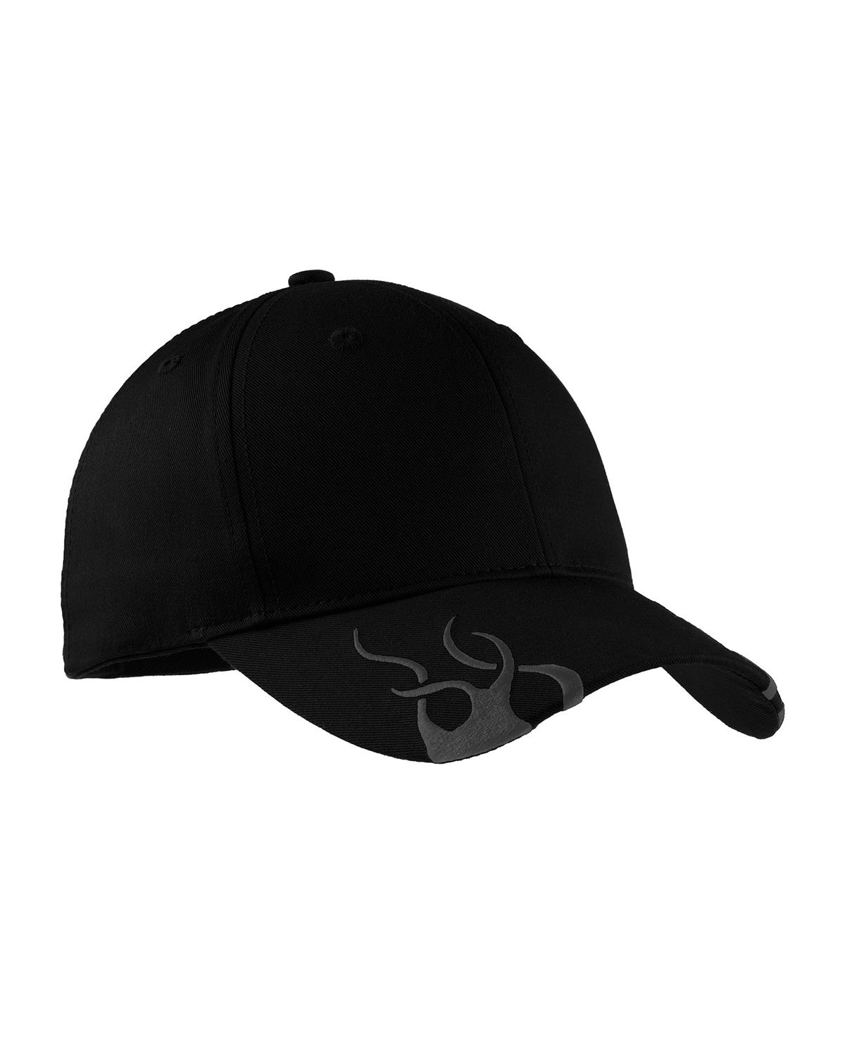 'Port Authority C857 Racing Cap with Flames'
