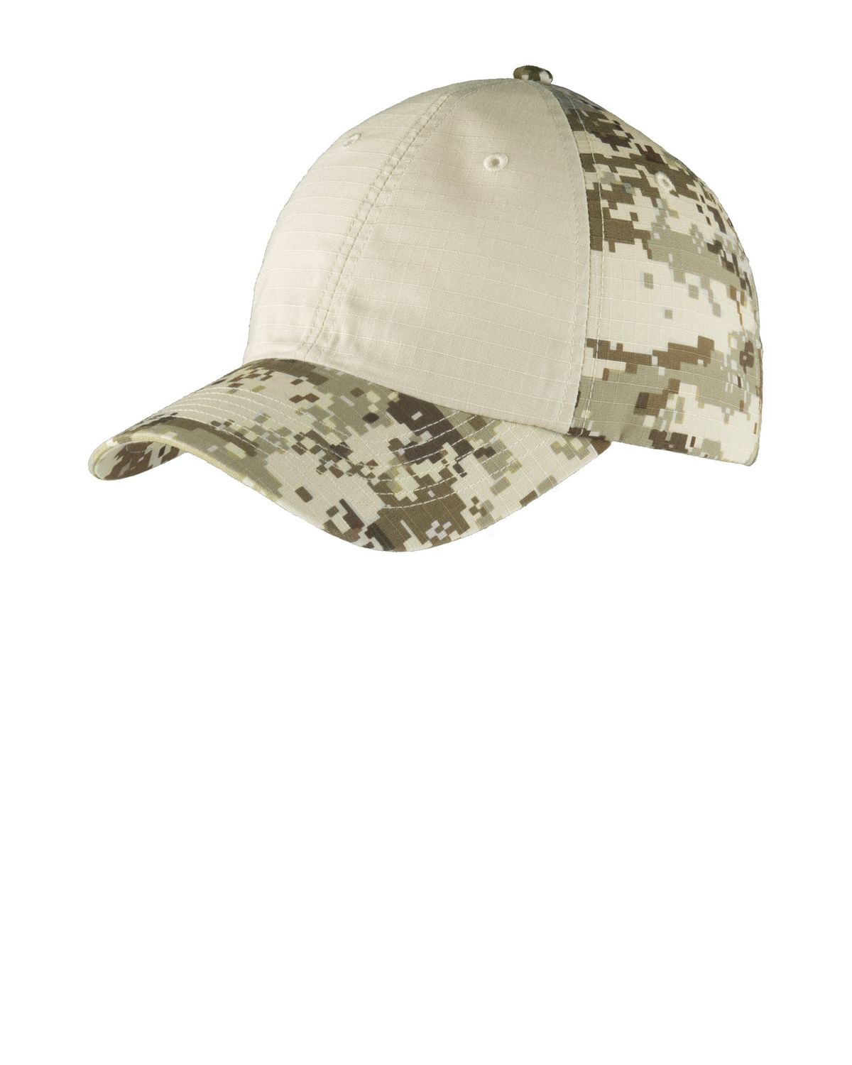 'Port Authority C926 Youth Colorblock Digital Ripstop Camouflage Cap'