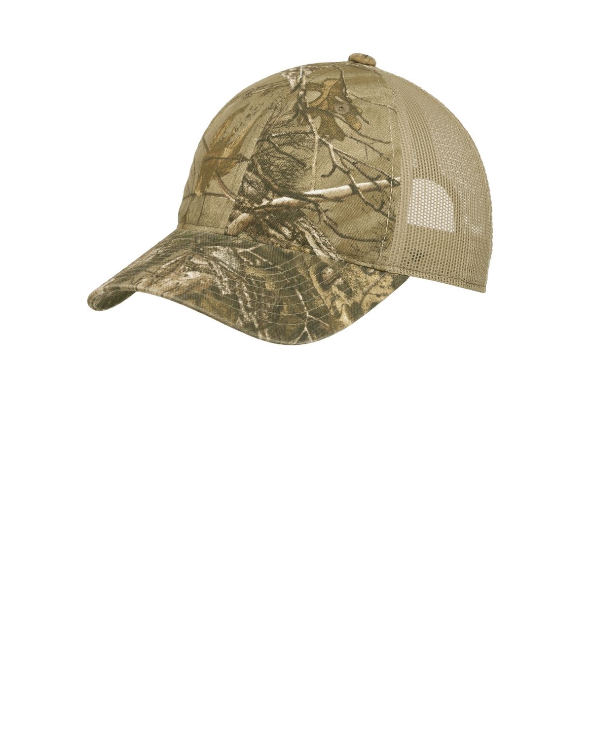 'Port Authority C929 Youth Unstructured Camouflage Mesh Back Cap'