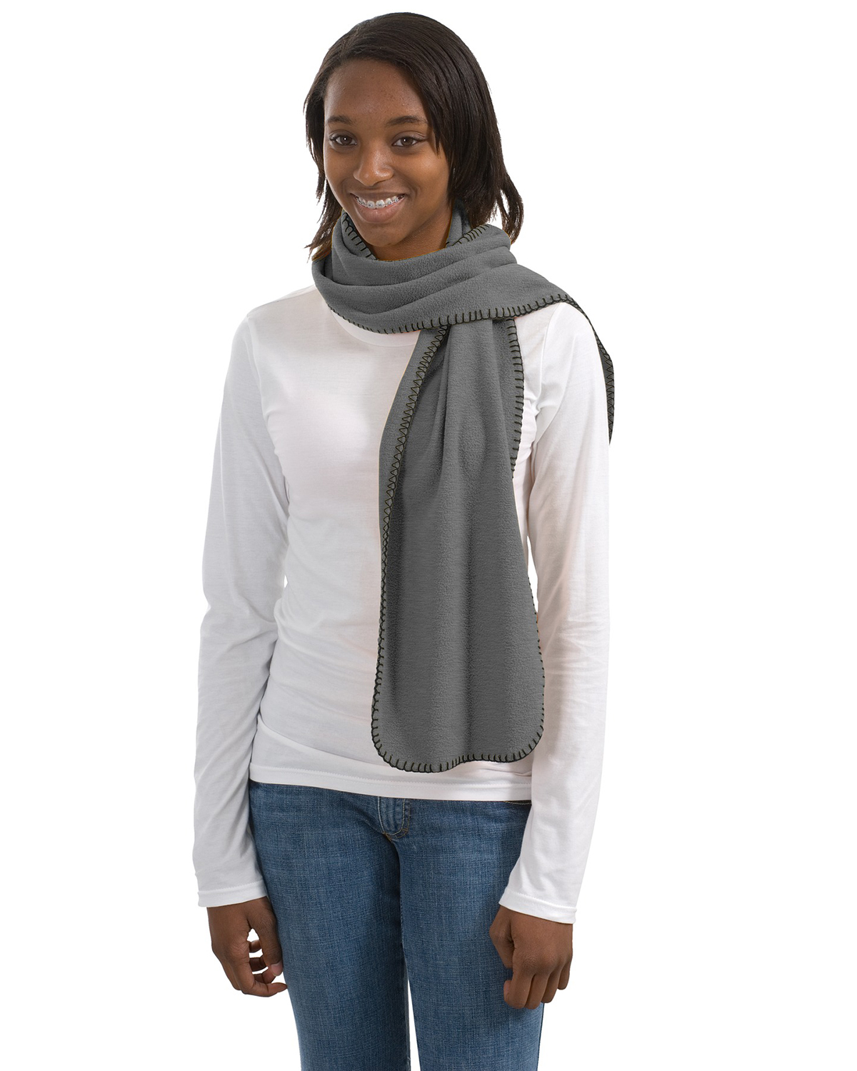 'Port Authority FS01 Women's Polyester R-Tek Fleece Scarf'