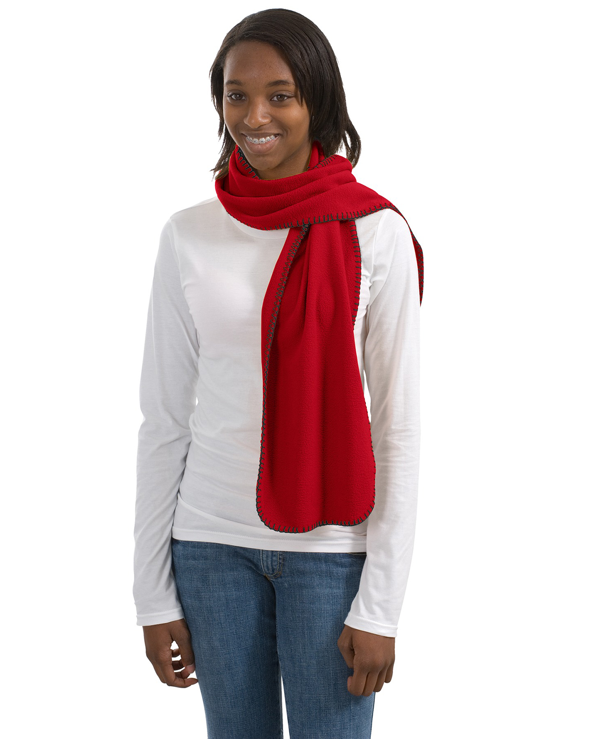 'Port Authority FS01 Women's Polyester R-Tek Fleece Scarf'