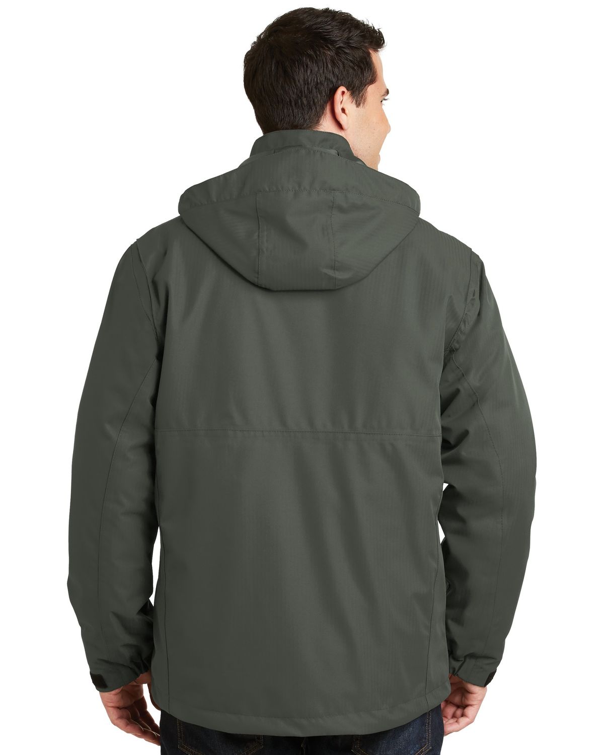 'Port Authority J302 Men's Herringbone 3-in-1 Parka'