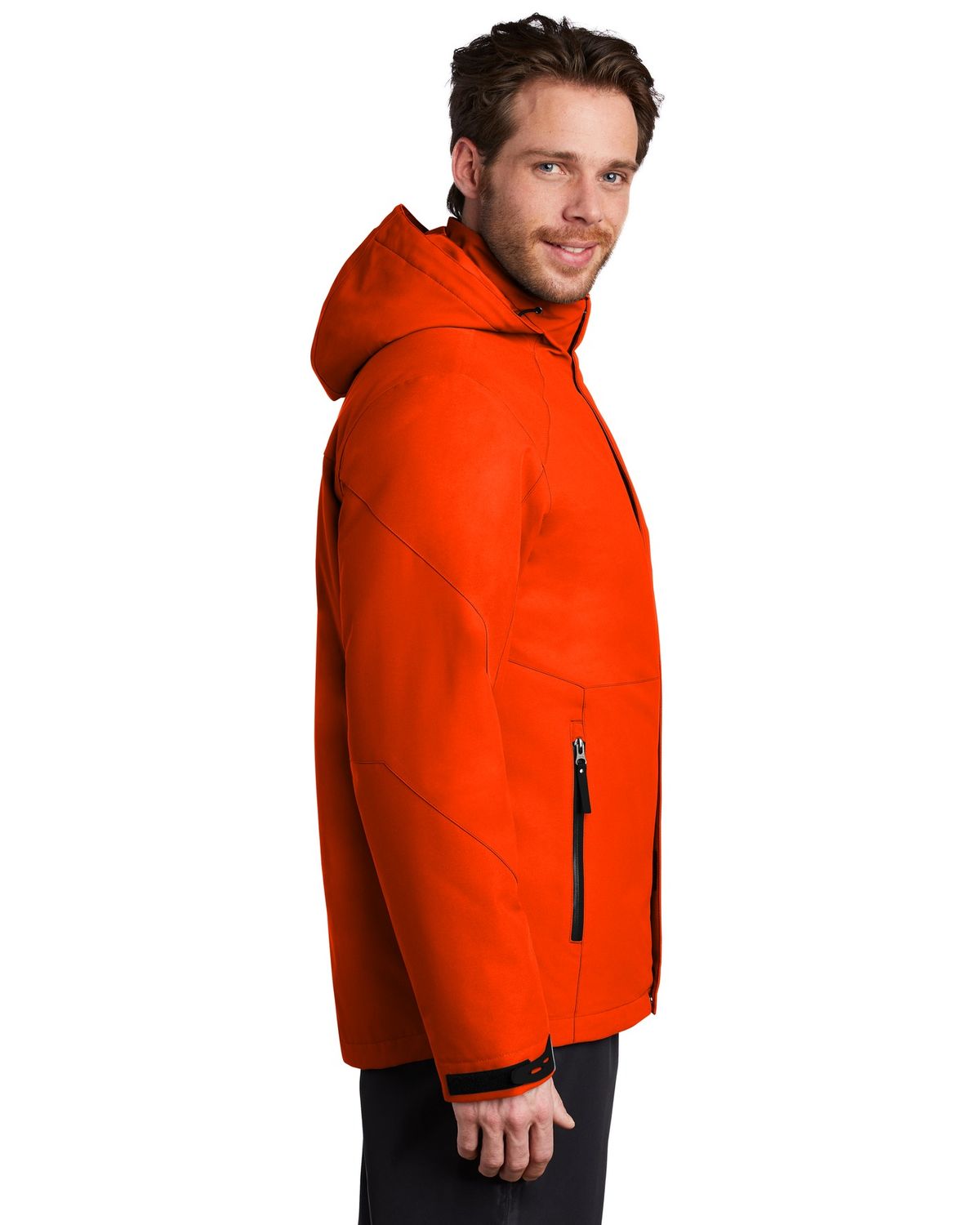 Free tech sale jacket orange