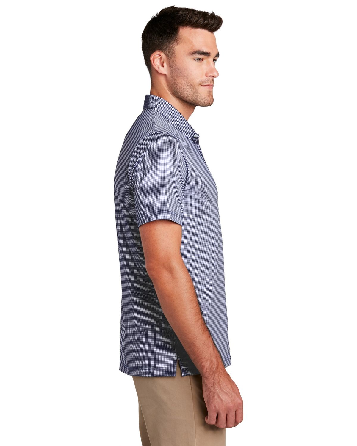 'Port Authority K646 Men's Gingham Polo'