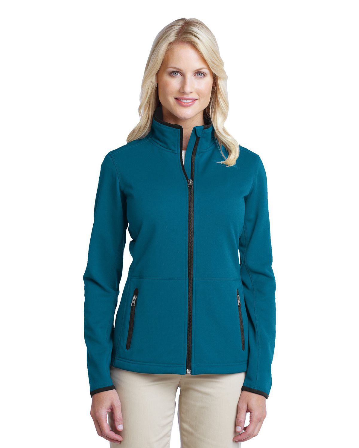 Wholesale Port Authority L222 | Buy Ladies Pique Fleece Jacket ...